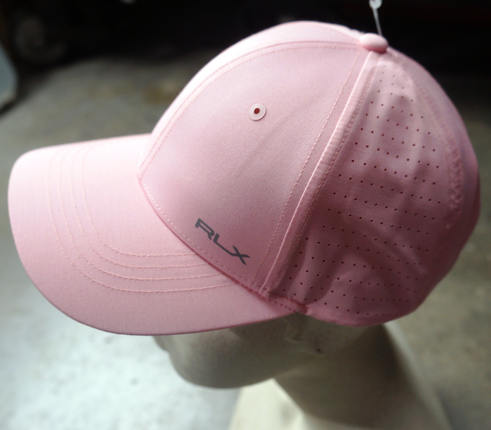 RLX Ralph Lauren 花柄バイザー RLX RALPH LAUREN PINK LADIES LOGO MESH PANEL GOLF HAT/CAP