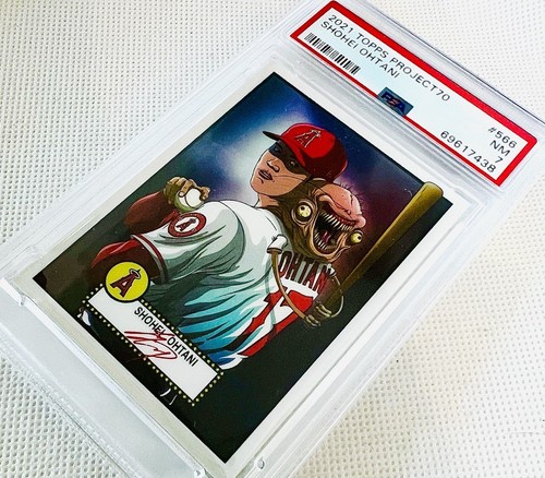 2021 Topps Project 70 Shohei Ohtani By Alex Pardee #566 PSA