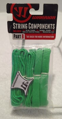 WARRIOR String Components PART B Kit ~ GREEN Nylon Strings ~ NEW ~ FREE SHIPPING