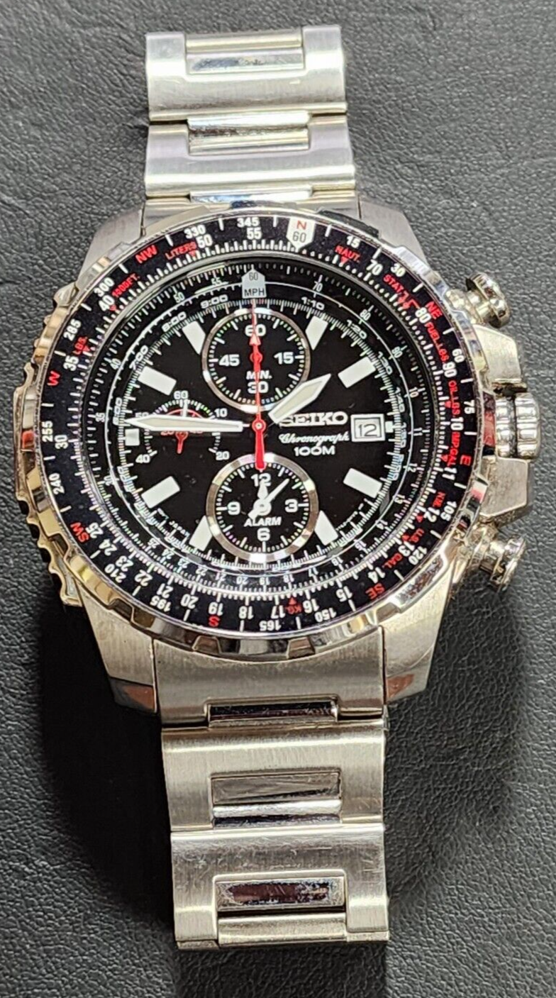SEIKO Chronograph 100M 7T62-0JR0 Wrist Watch (S6) | eBay SEIKO Chronograph 100M 7T62-0JR0 Wrist Watch (S6) | eBay