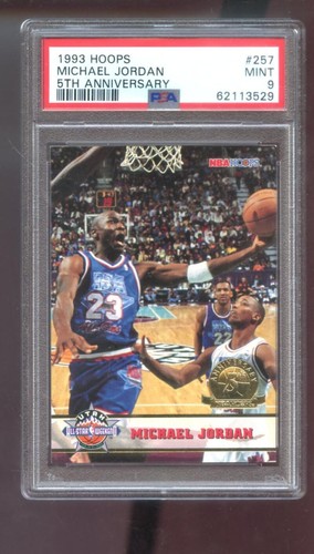 1993-94 Hoops #257 Michael Jordan All-Star 5TH ANNIVERSARY
