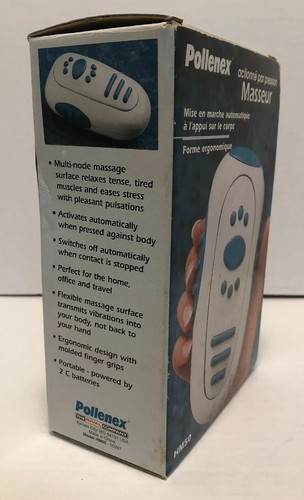 Pollenex Pressure-Activated Massager model HM50 battery-operated with box
