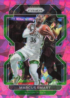 2021-22 Panini Prizm #43 Marcus Smart Pink Ice