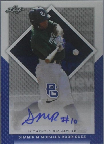 2016 Leaf Perfect Game National Showcase - Shamir Morales Rodgriguez #BA-010