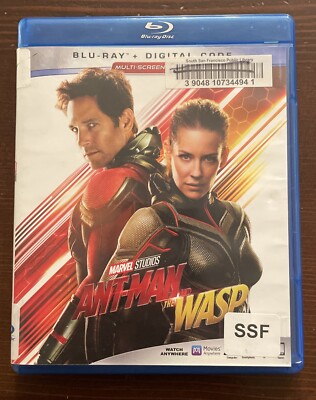 Disney Marvel Studios Ant-Man and the Wasp (2018) Blu-Ray, Former Library Copy