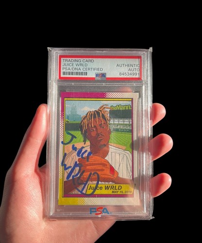 Juice WRLD Signed Autographed Trading Card PSA/DNA AUTHENTIC AUTO