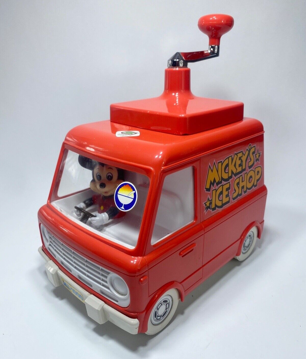 ミッキーシャープス　マイクロダイアル 2009年　No 18193 Retro Walt Disney Mickey Mouse Shaved Ice Machine Shop Red