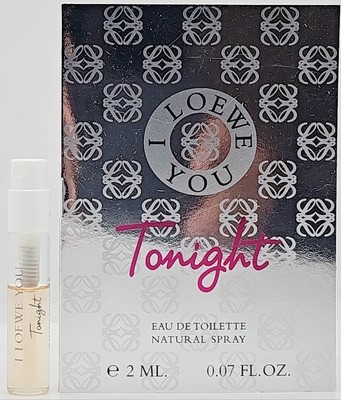 I LOEWE YOU TONIGHT 0.07 oz 2 ml Eau De Toilette Spray Sample Vial