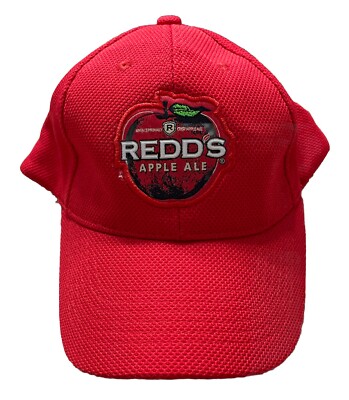 NEW! REDD'S APPLE ALE CIDER PROMO RED ADJUSTABLE BASEBALL HAT CAP