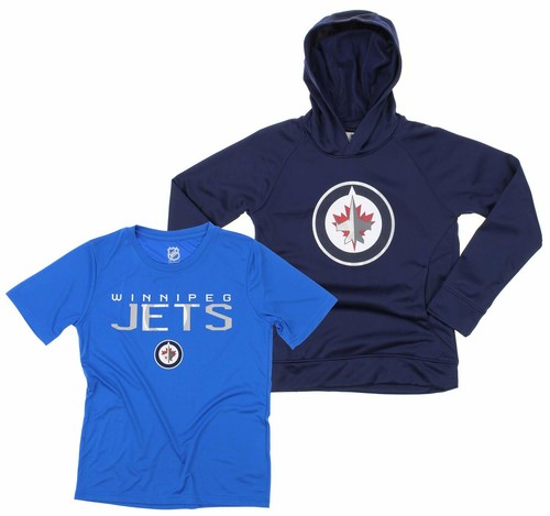 OuterStuff Комбинированный комплект из худи и футболки NHL Youth Winnipeg Jets Team Performance