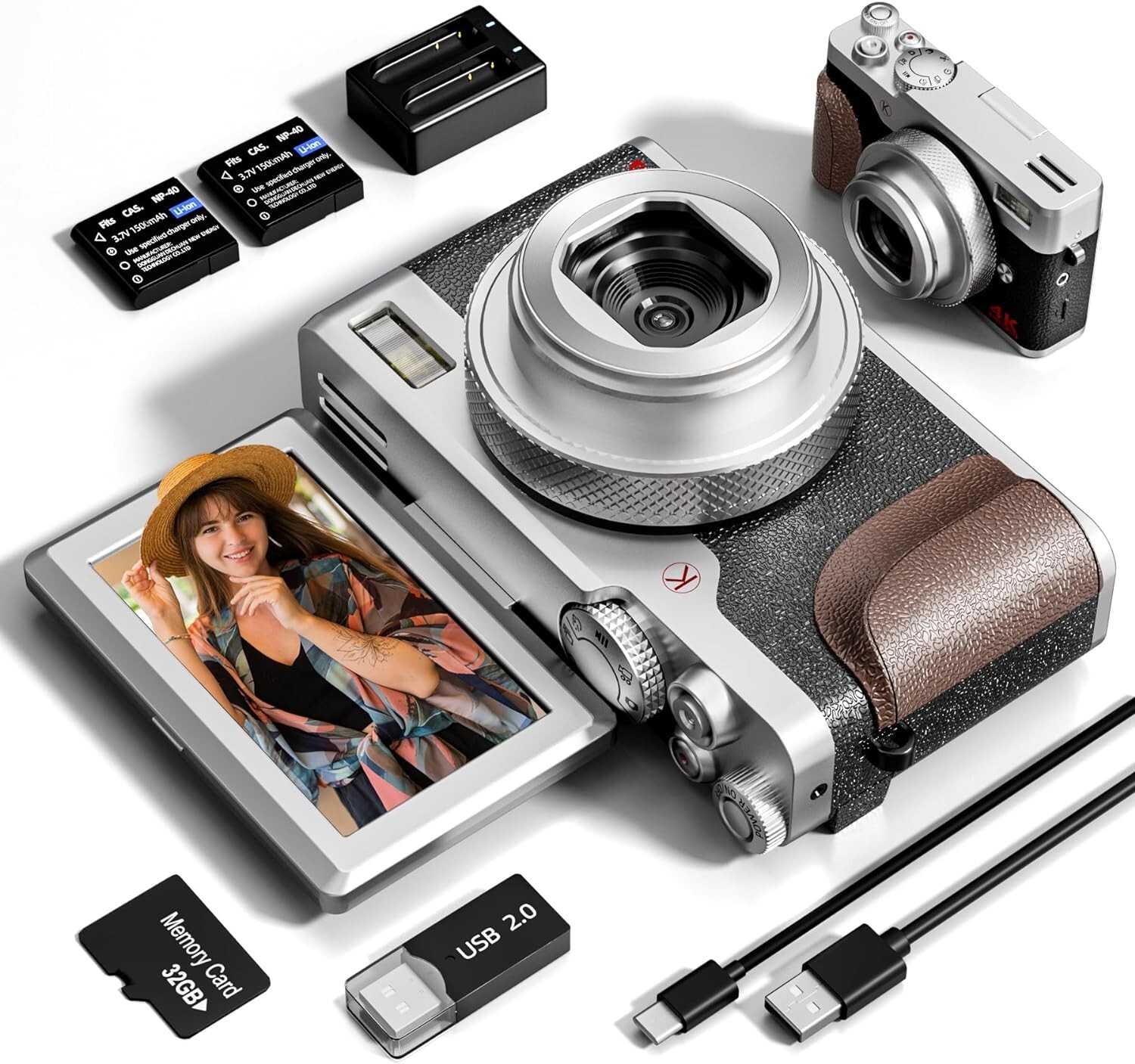 NBD 5K デジタルカメラ 48MP/60FPS 新品 NBD 5K デジタルカメラ 48MP/60FPS ビデオカメラ ブログ用
