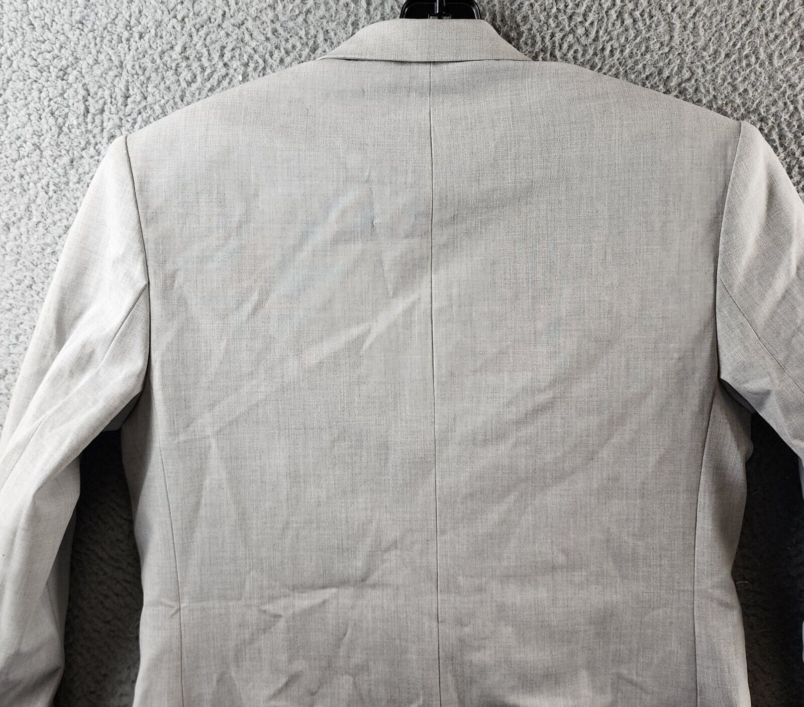 SER.O.YA Natasha Wool Blend Blazer Women's XS Silver Side Pockets Long Sleeves - Picture 14 of 14