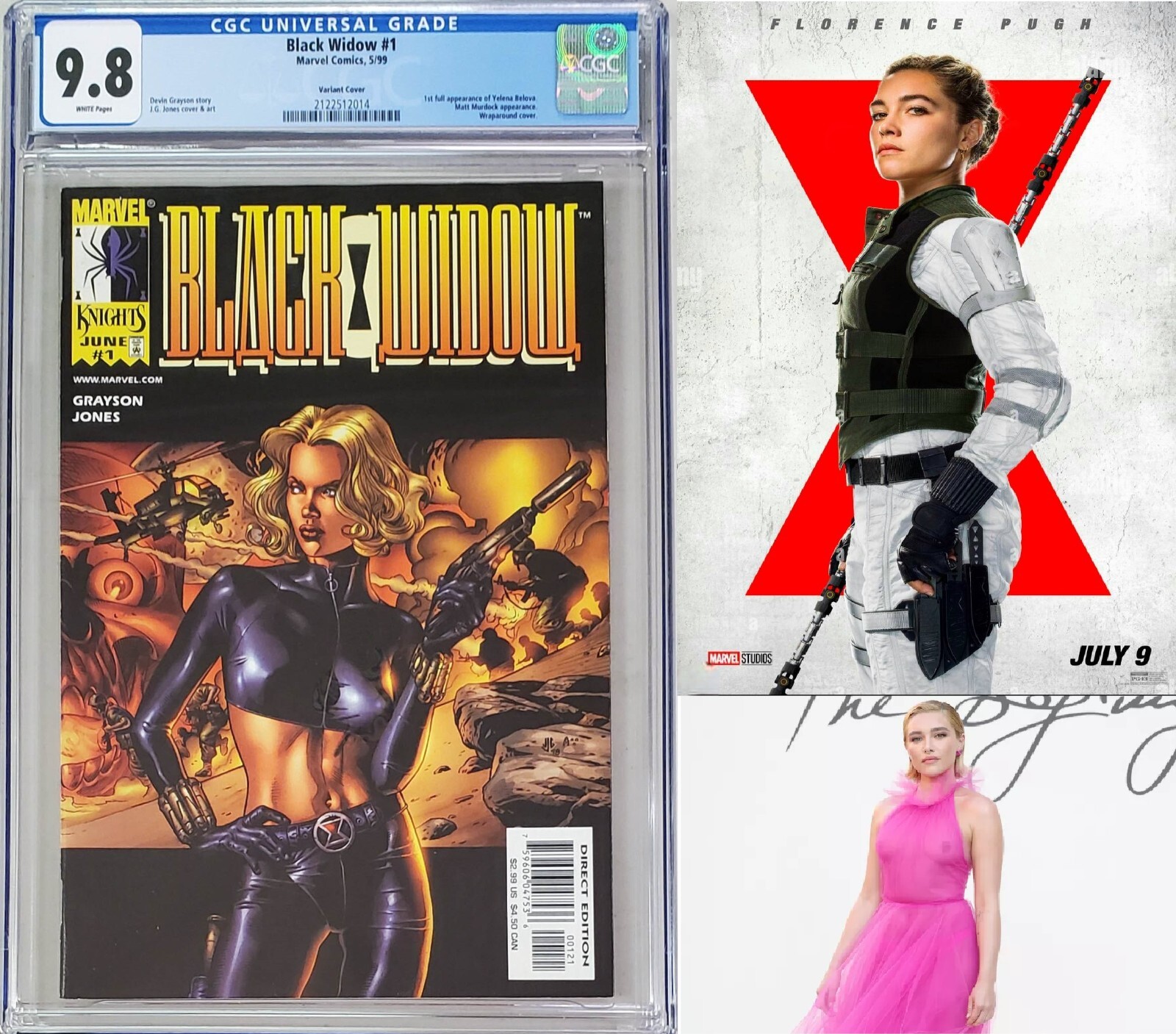 アメコミリーフ Black Widow #1 CGC 9.6 【公式通販】