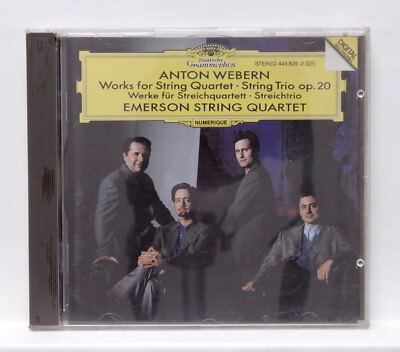 EMERESON STRING QUARTET   WEBERN Works for string quartet   DGG CD NM