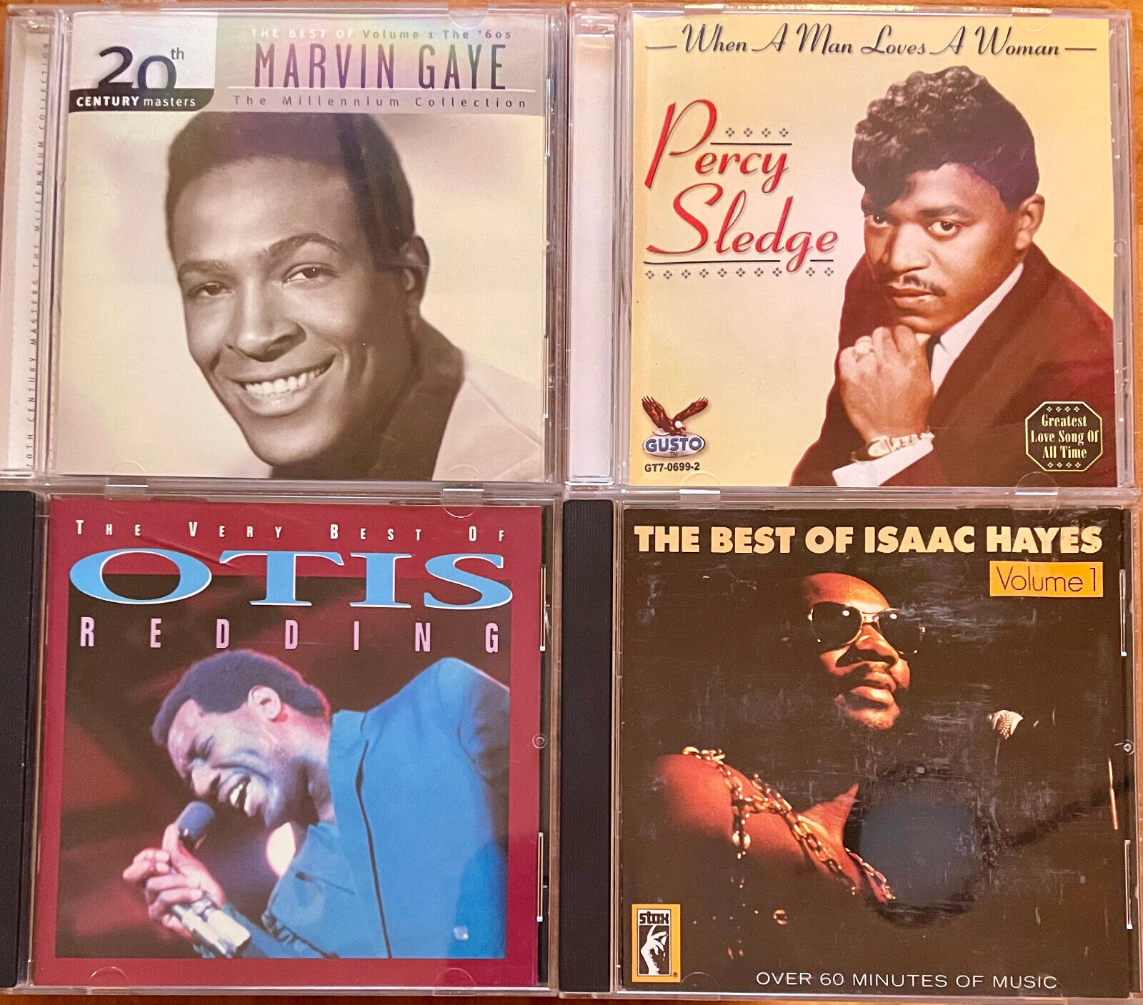 4 CD - R&B SOUL LOT - MARVIN GAYE/OTIS REDDING/PERCY SLEDGE 4 CD - R&B SOUL LOT - MARVIN GAYE/OTIS REDDING/PERCY SLEDGE