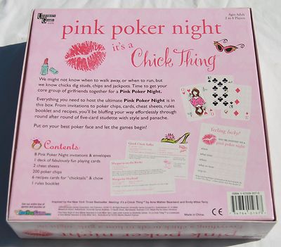 Pink Poker Night Game 