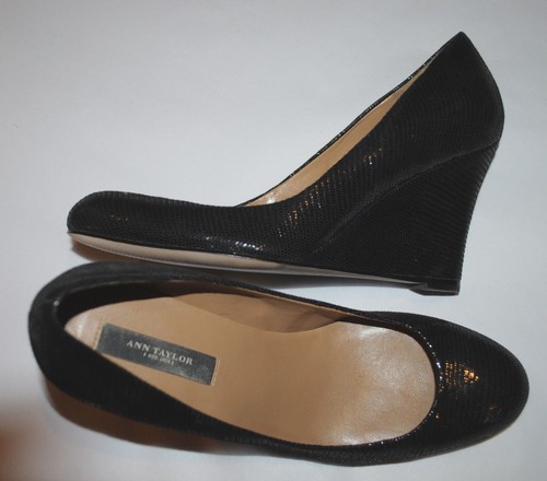 Bottines ANN TAYLOR LOFT Noires - Talon Haut - Taille 9 US - Occasion Excellente