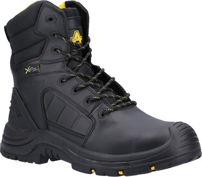 AMBLERS AMBLERS SAFETY BLACK AS350C BERWYN WATERPROOF METAL FREE METATARSAL SAFETY BOOTS