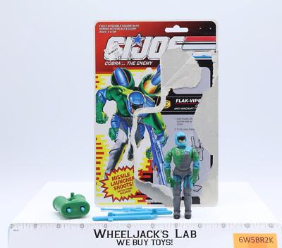 Flak-Viper V1 100% Complete 12 Cardback 1992 G.I. Joe Hasbro Vintage Figure