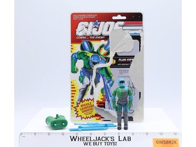 Flak-Viper V1 100% Complete 12 Cardback 1992 G.I. Joe Hasbro Vintage Figure