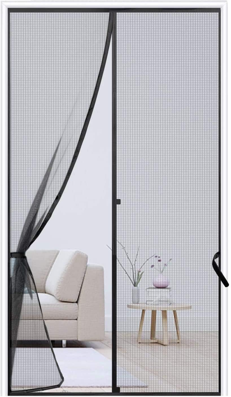 KOVIEW Magnetic Screen Door 38 x 82 Reinforced Fiberglass Mesh Curtain Back Door