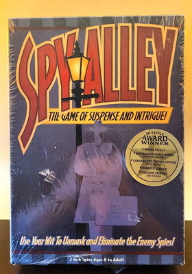 Spy Alley Strategy Board Game NEW Factory Sealed - Multiple Award Winner