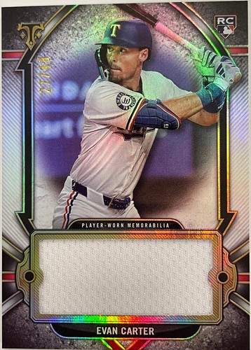 2024 Topps Triple Threads - Evan Carter #SJR-EC2