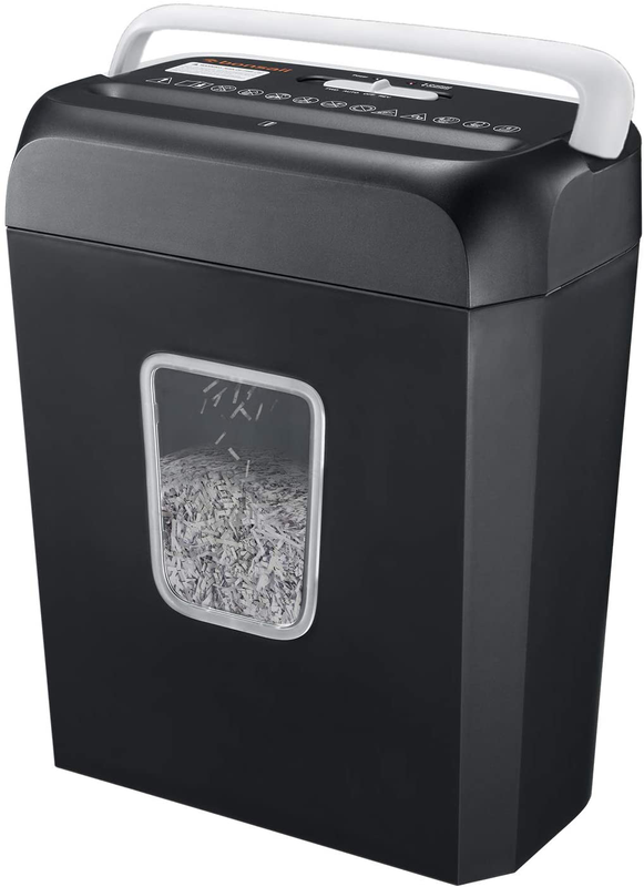 Shredder for Home, Bonsaii 6 Sheet Cross Cut Paper Shredder 