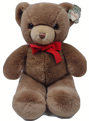 Vintage GUND TENDER TEDDY Bear Brown 2125 1983 with Tag 15