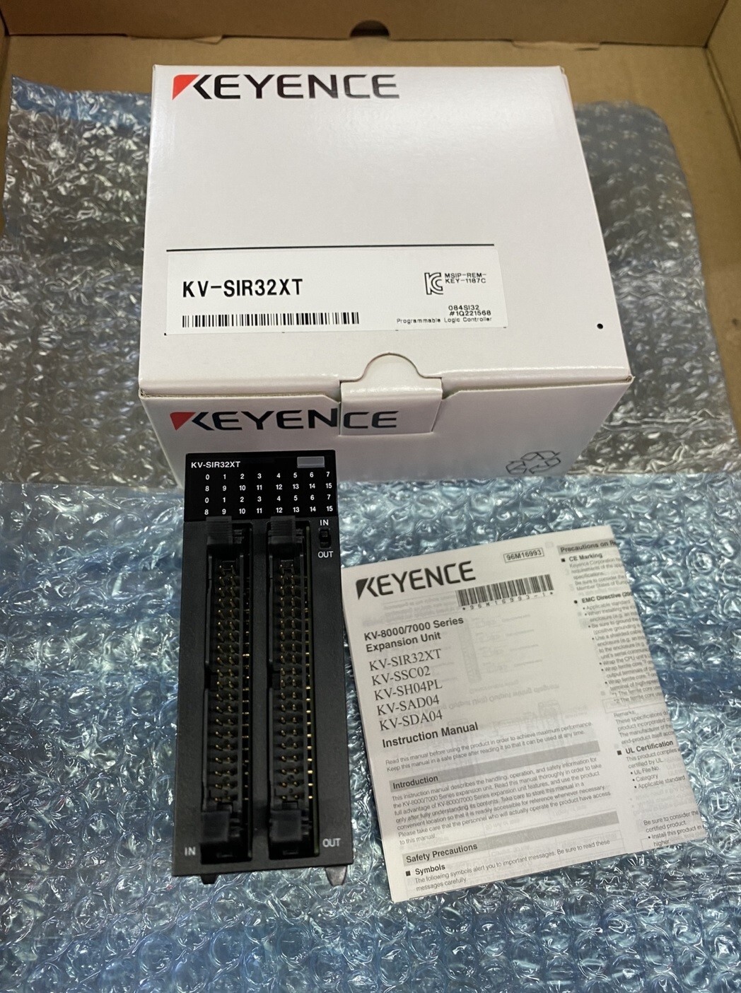 週末SALE KEYENCE KV COM+ for Excel Ver.1.4 Used & Tested KEYENCE KV-C32X PLC Module | eBay
