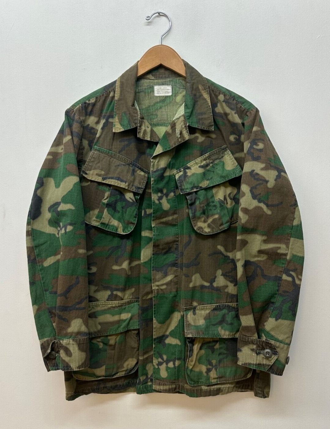 ジャケット・アウター 70's US ARMY ERDL Jungle Fatigue Shirt Jungle Fatigue Shirt ERDL Pattern, Size Small/Regular, US