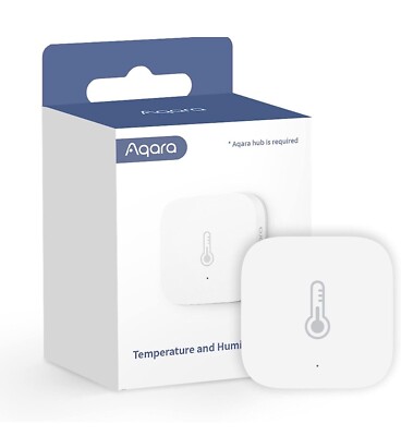 Aqara Temperature and Humidity Sensor, REQUIRES AQARA HUB, Zigbee Connection NEW