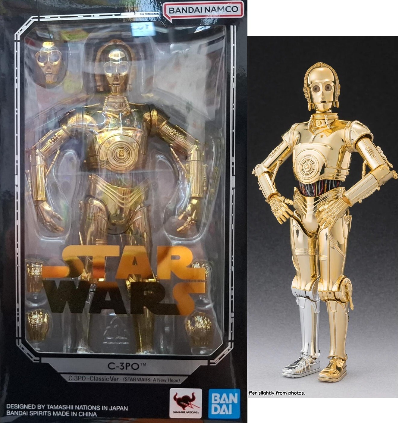 STAR WARS C-3PO Classic Ver. フィギュア Amazon.com: TAMASHII NATIONS S.H. Figuarts Star Wars C-3PO