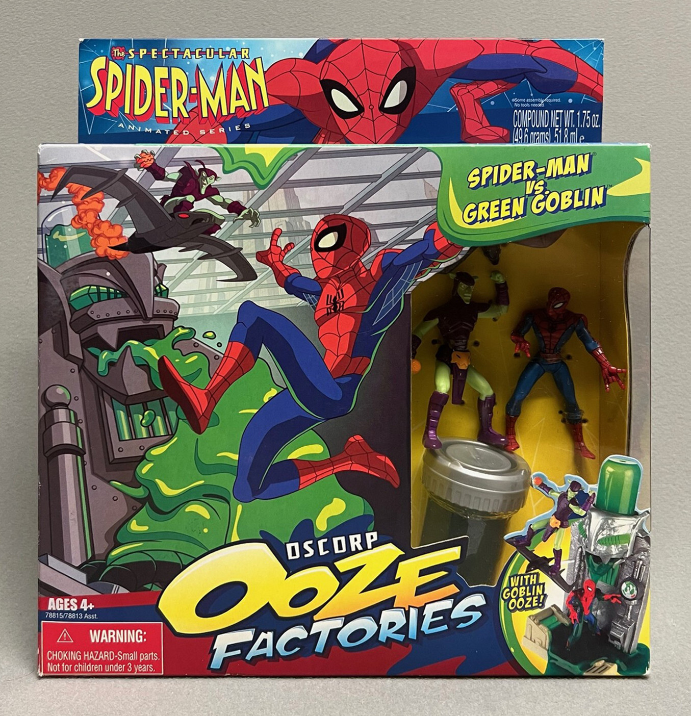 SUPER RARE! OSCORP OOZE FACTORIES Spider-Man vs Green Goblin