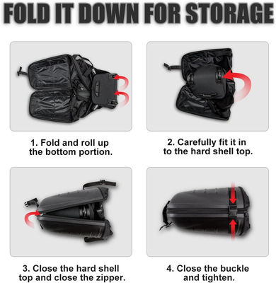 PLAYEAGLE Soft-Sided Golf Travel Bag with Reinforced Wheels for Airlines and and