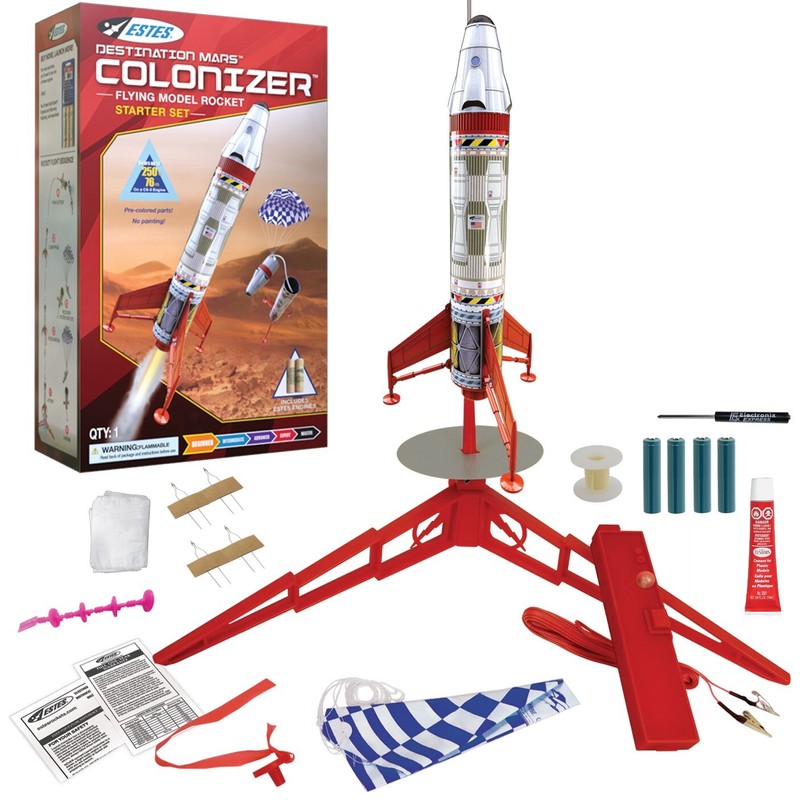 Estes Colonizer Model Rocket Starter Set, Beginner Skill Level (WITHOUT