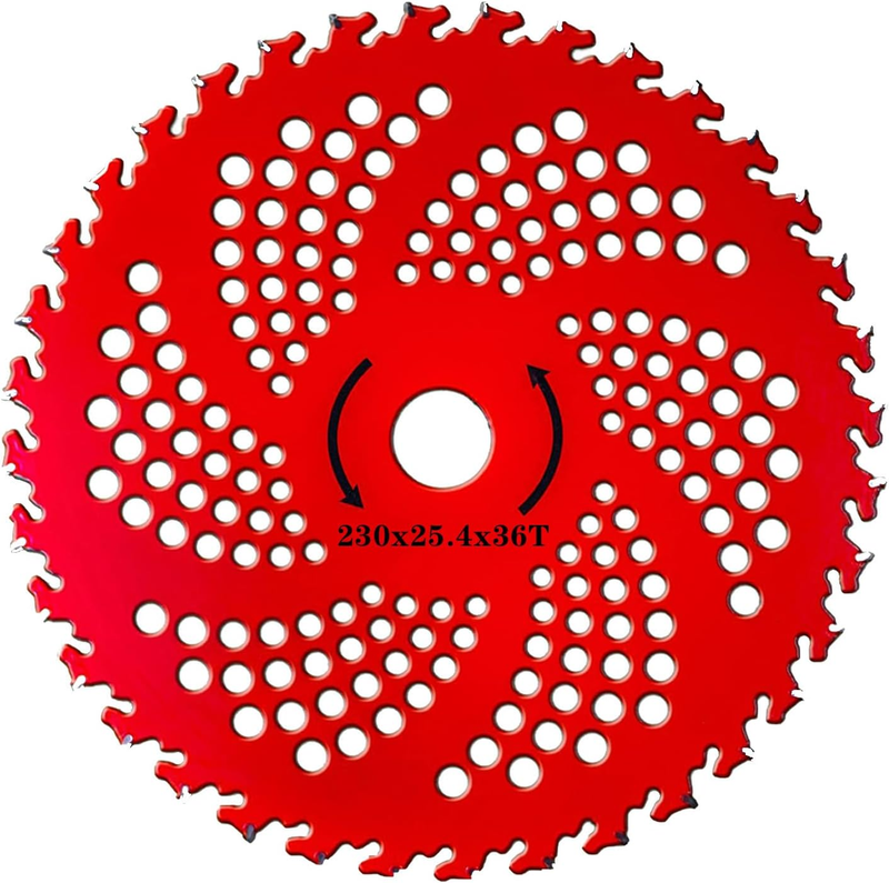 Brush Cutter Blade 9" 36T Carbide Tipped Steel Weed Eater Trimmer Mower