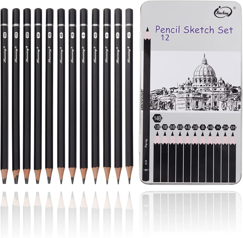 Set 12 Pack Art Drawing Sketch Graphite