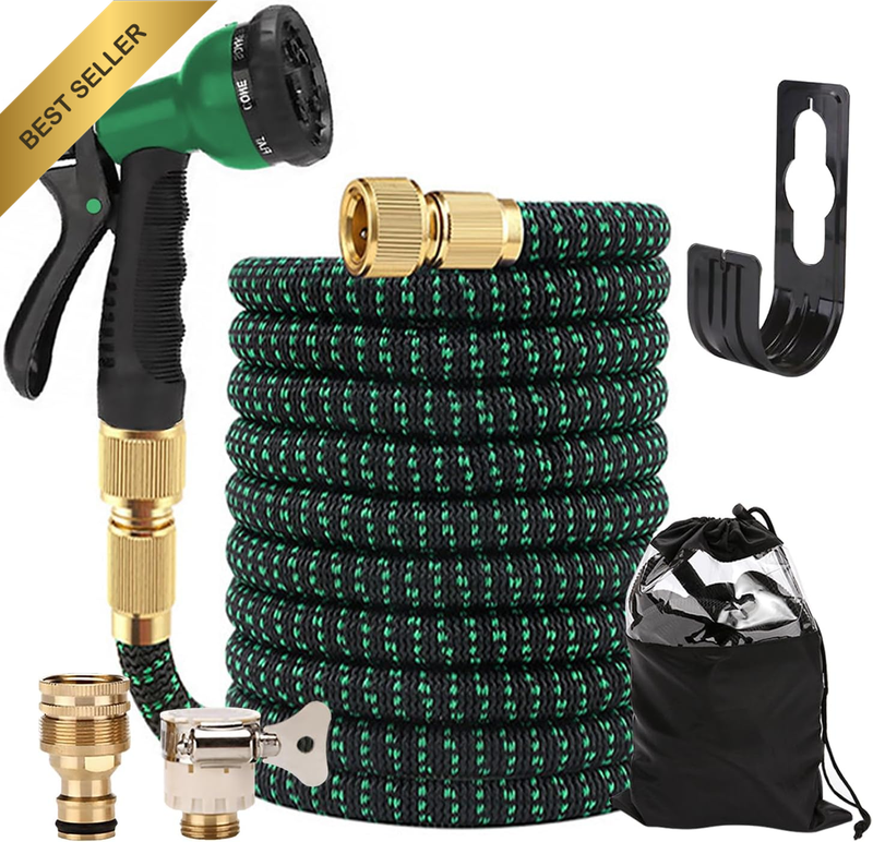 Garden Hose, 100/75/50Ft Expandable Garden Hose,Lightweight Hose with 8Function 