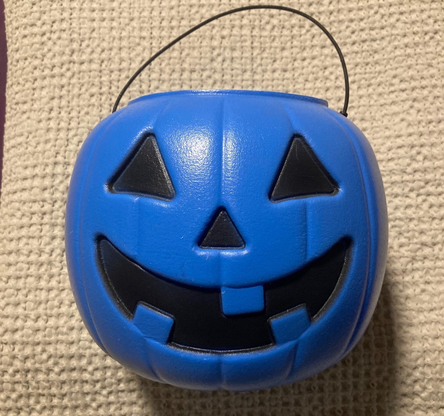 Halloween Jack-o-Lantern Pumpkin Candy Bucket Blow Mold