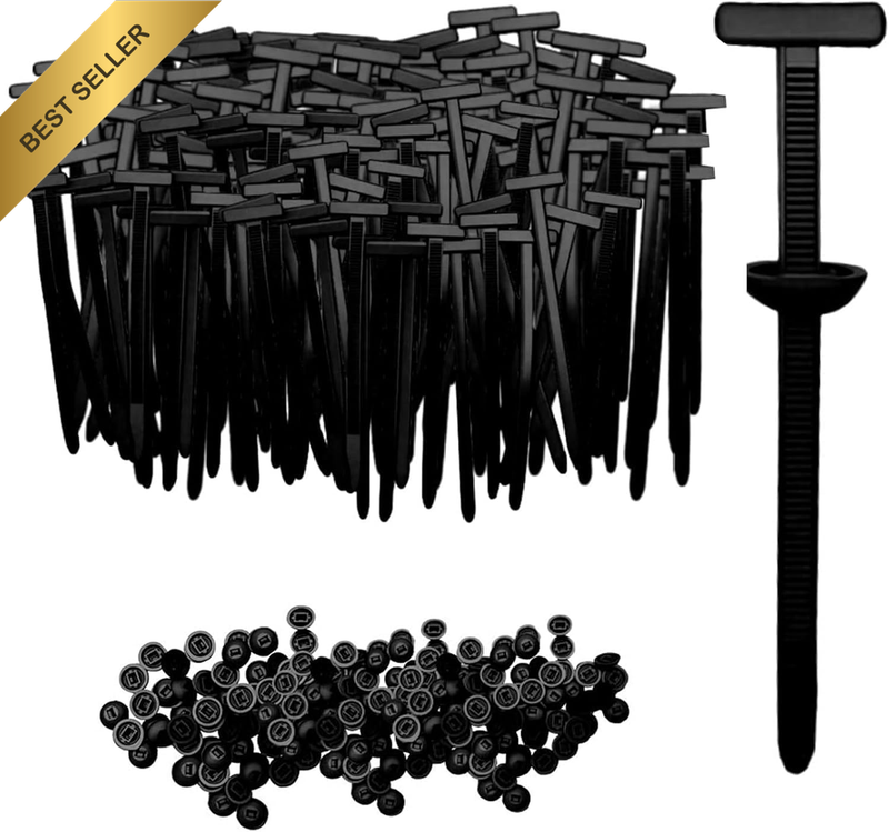 100 PCS Nylon Universal Cable Tie Buckle Set, 2025 New Heavy-Duty Self-Locking Z