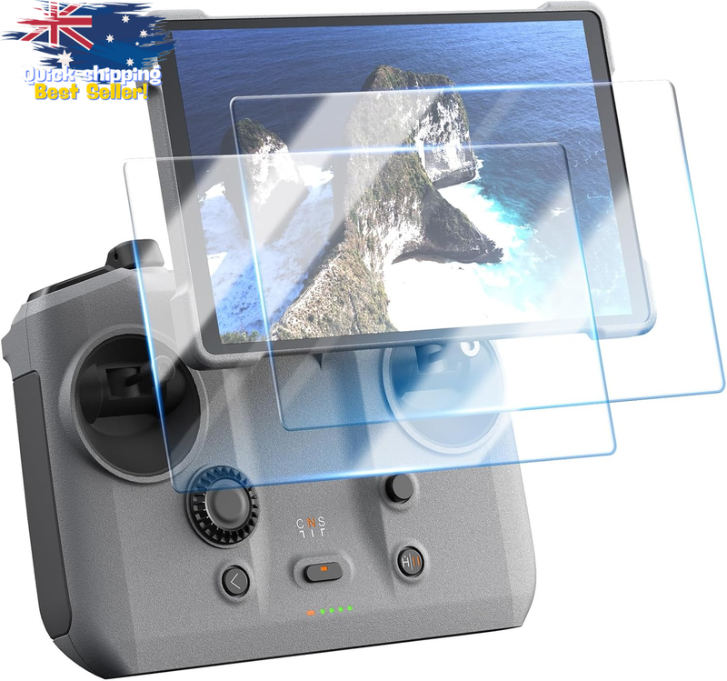 DJI RC Pro 2 Glass Screen Protector 2 Pack, Waterproof & Stain Resistant