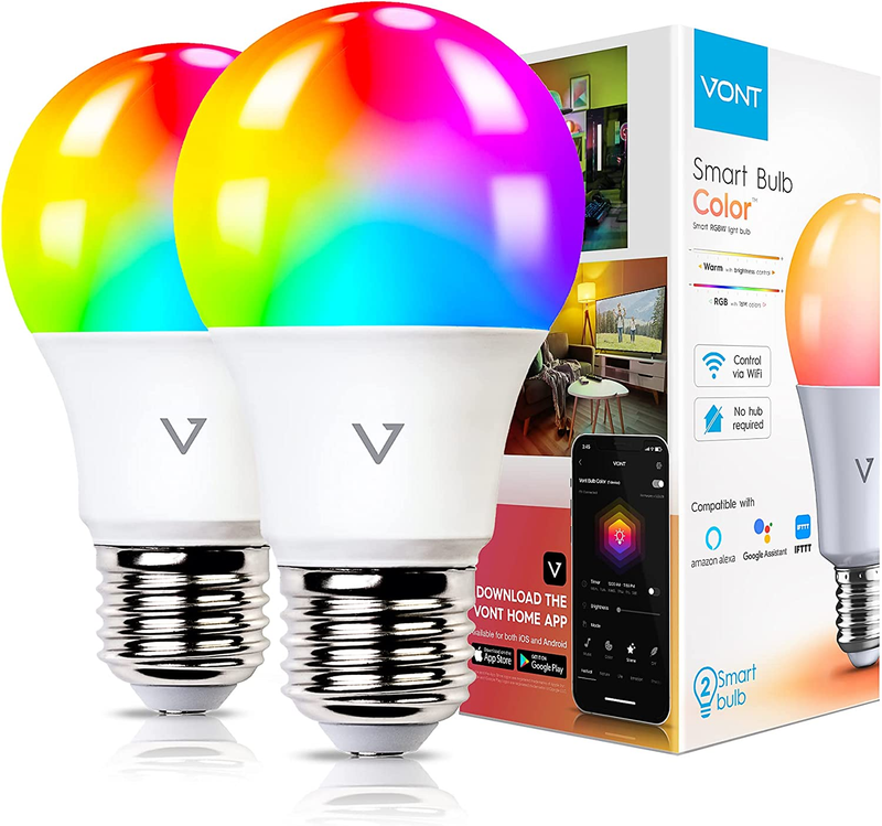 [2 Pack], Wifi 2.4ghz & Bluetooth 5.0, Compatible W/alexa & 