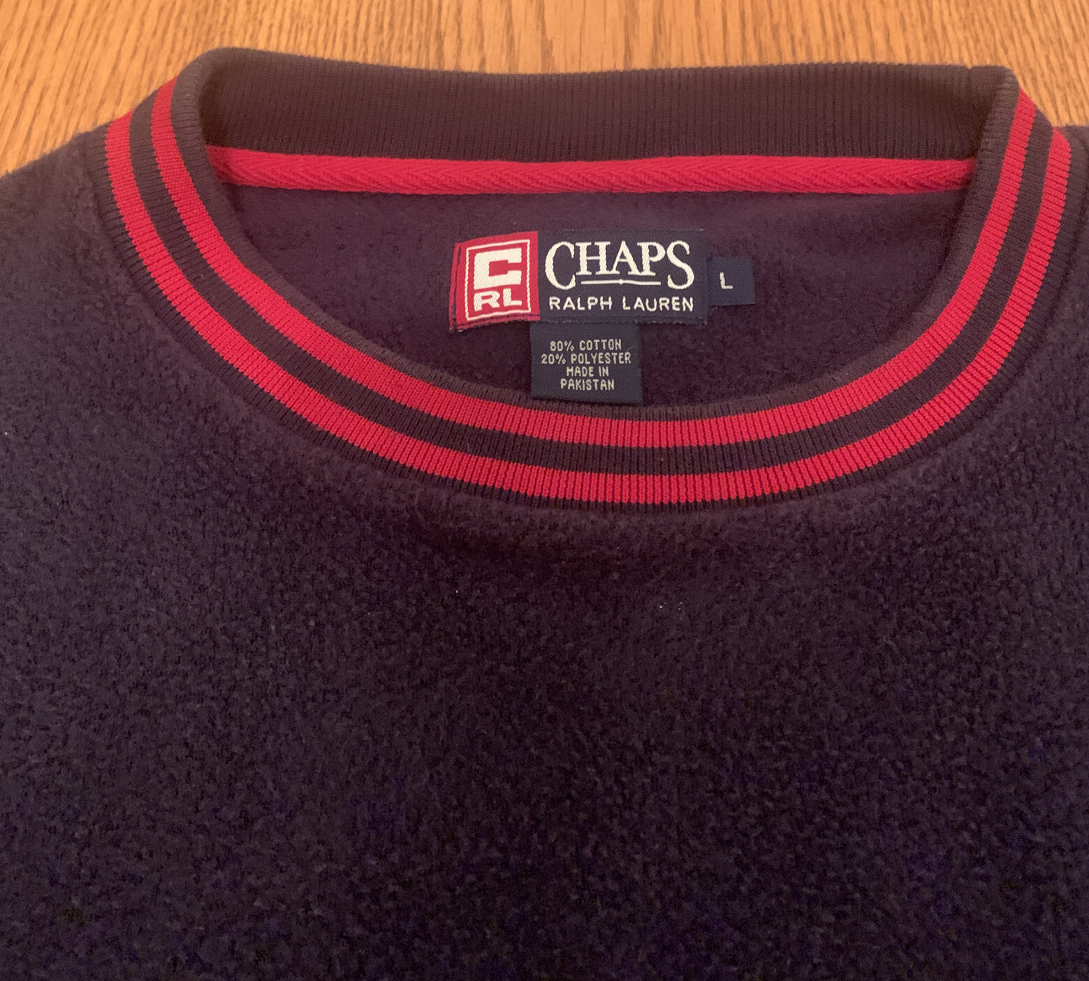 Vintage Chaps Ralph Lauren Blue Red 