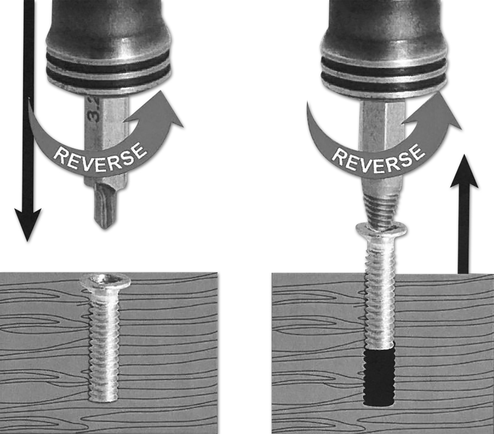 Screw Extractor Bit Set 6 pc for use with cordless drills eBay