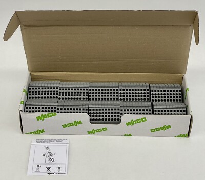 Terminal Block 4 Conductor For DIN Rail WAGO 280-646 100 Count Free Shipping!