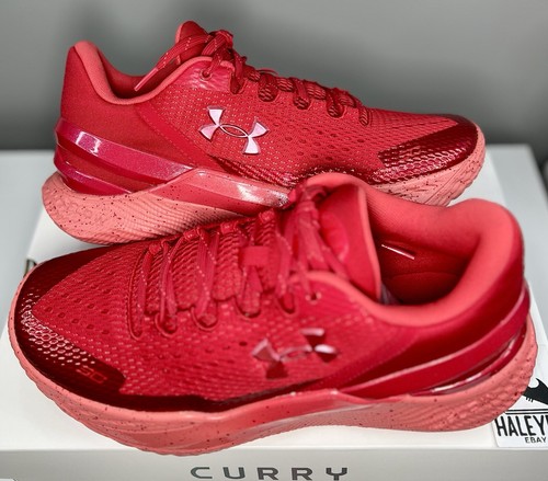 Pre-owned Under Armour Curry 2 Low Flotro 'davidson' | Men Sizes 7.5 - 13 | 3028399-600 In Red / Daredevil Red