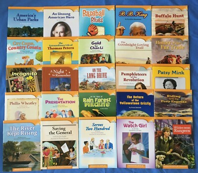 Set of 25 Books 5th Grade Leveled Readers ON Level Homeschool HMH JOURNEYS