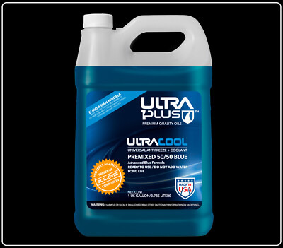 Antifreeze and Coolant PREMIXED 50/50 BLUE - 1 Gal - UltraCool - Universal