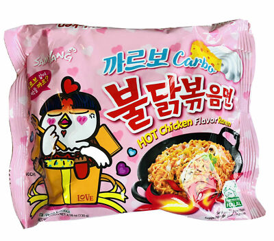 Samyang Hot chicken Ramen Cheese/ jjajang/ curry /2X spicy/Carbo/Kimchi/Corn